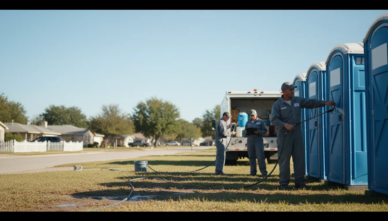 Long-Term Portable Toilet Rental in Hazelhurst, WI near me